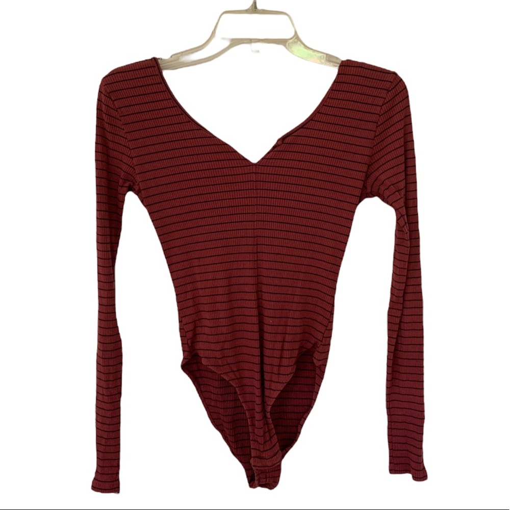 Maroon Urban Outfitters Bodysuit